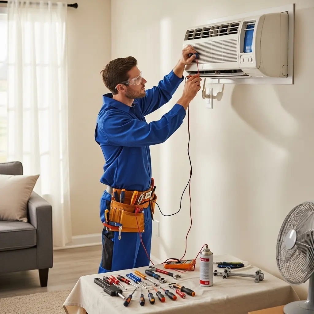 Kula Eminçelik Eminçelik klima gaz dolumu ve bakım – Enerji verimliliği artırıldı. - Teknik servis örneği